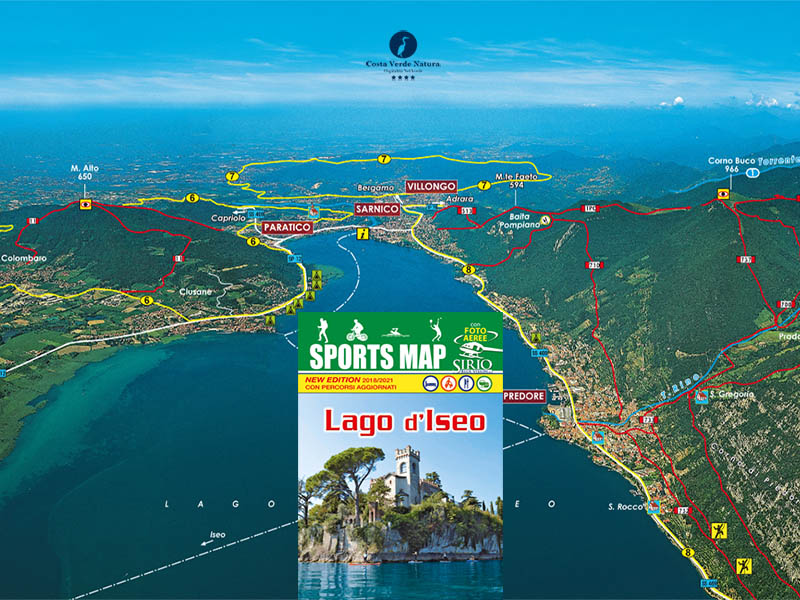 Sports Map Costa Verde Natura Iseo Lake Sports Map Costa Verde Natura Iseo Lake